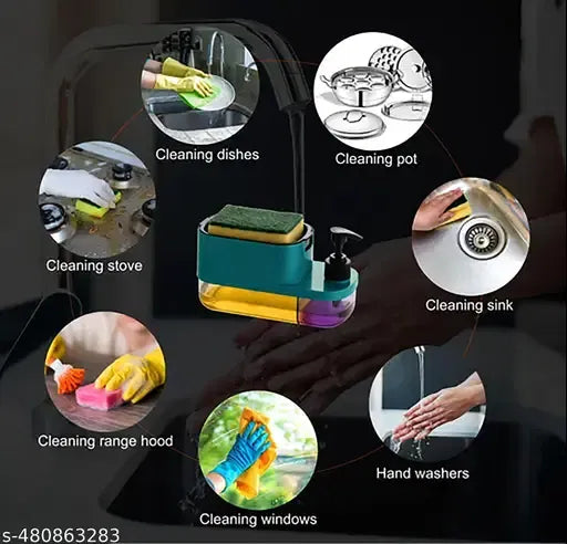 CleanMate β 3-in-1 Kitchen Soap Dispenser