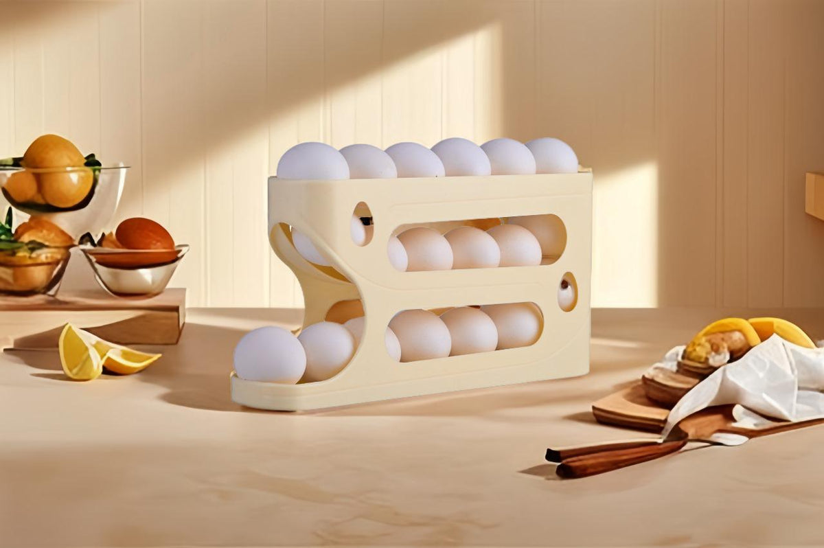 Egg Roll – 3-Layer Rolling Egg Dispenser | 18–24 Eggs
