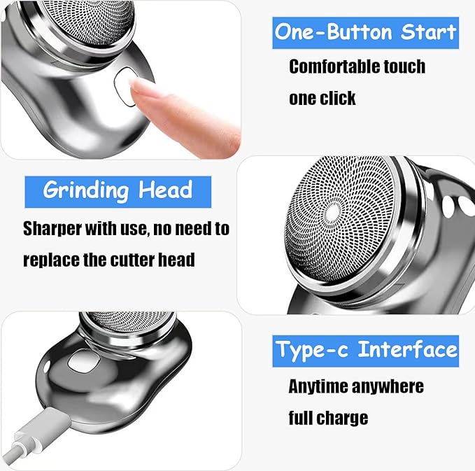 TrimX – Mini Portable Electric Shaver for Unisex