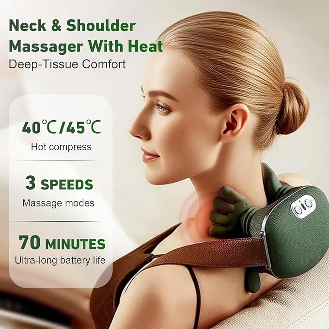 HeatEase – Neck &amp; Shoulder Massager with Heat