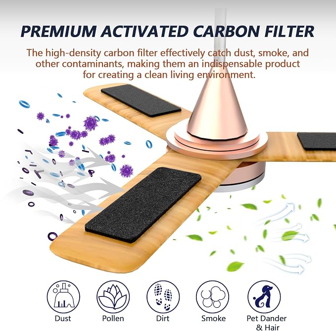 FreshBreeze – Ceiling Fan Blade Filters | 10 Pack