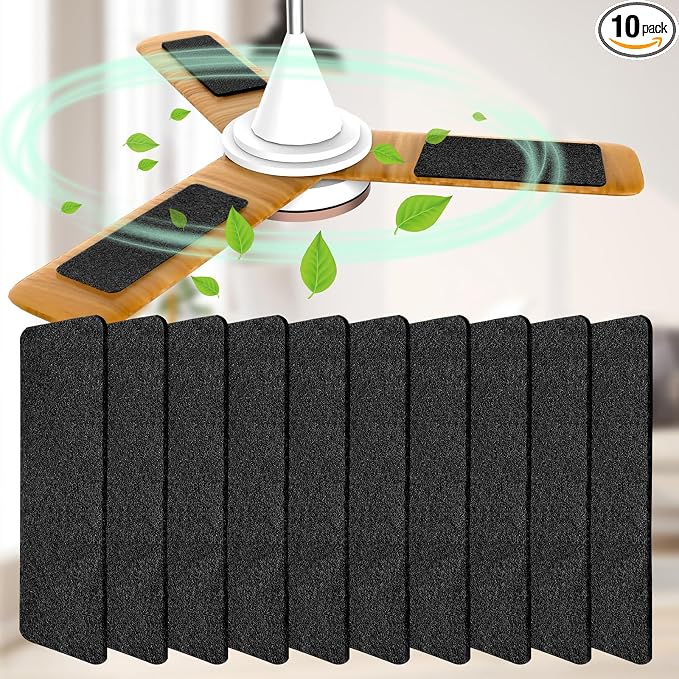 FreshBreeze – Ceiling Fan Blade Filters | 10 Pack