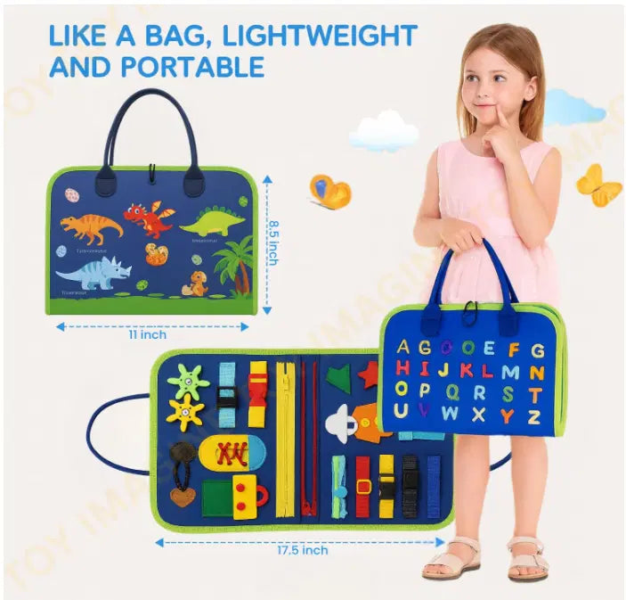 Montessori Busy Board &amp; Sensory Activity Book