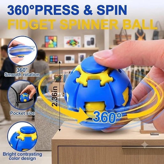SpinPress – Press-to-Spin Fidget Ball